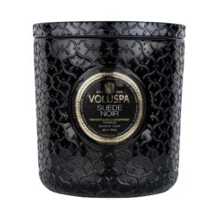 Voluspa Maison Noir Luxe Glass Jar Candle -Bumble Sale Store voluspa noir luxe candle 30oz suedenoir