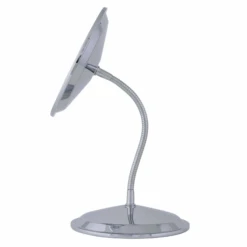 Zadro 7" Round Double Vision Gooseneck Mirror 10X/5X -Bumble Sale Store zadrodoublevisiongoosneck10X5Xmagmirrorsilvermodelfg50side