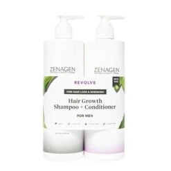 Zenagen Revolve Men's Hair Loss Shampoo And Conditioner Duo 16oz -Bumble Sale Store zenagen hairloss duo men